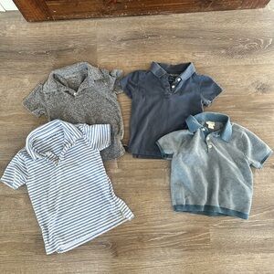 4 Pack Bundle of J. Crew Crewcuts Boys Polo - Sizes 2 and 2-3. Hardly worn